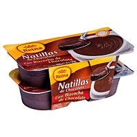 Reina natillas de chocolate con bizcocho 4 x 125 g
