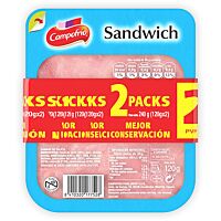 Campofrio york cocido 2 x 120 g