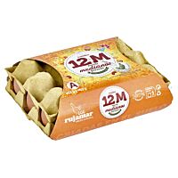 Rujamar huevos moreno M 12 ud