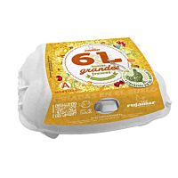 Rujamar huevos moreno L 6 ud