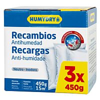 Humydry antihumedad recambio 3 ud