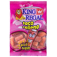 King Regal mini regaliz relleno de pica fresa 100 g