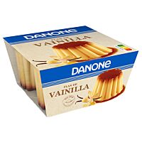 Danone flan de vainilla 4 x 100 g