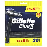 Gillette máquina blue II fija 15 + 5 ud