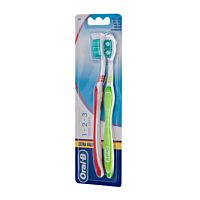 Oral-B cepillo dental 123 shiny clean medio 2 ud