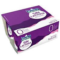 Kaiku sabor natural desnatado sin lactosa 4 x 125 g