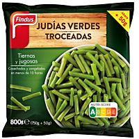 Findus judías verdes troceadas redondas 750 g
