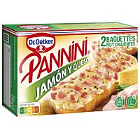 Dr. Oetker pannini jamón y queso 250 g