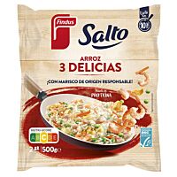 Findus salto arroz tres delicias tradicional 500 g
