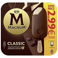 Magnum helado clásico 3 x 110 ml