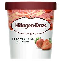 Häagen-Dazs helado de fresa y nata 430 g