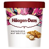 Häagen-Dazs helado de vainilla y nueces de macadamia 448 g