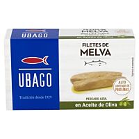 Ubago filetes de melva aceite de oliva 85 g