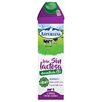 Asturiana leche desnatada sin lactosa 1 l
