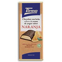 Tirma tableta de chocolate sabor naranja 95 g