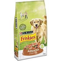 Friskies comida para perros adultos  ave y verduras, 10 kg