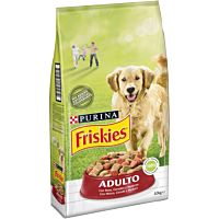 Friskies comida para perros adultos carne cereales y verduras, 10 kg