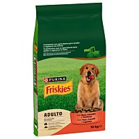 Purina Friskies pienso para perro adultos de carne, cereales y verduras 10 kg