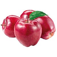 Manzana roja al peso
