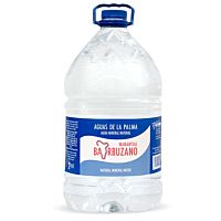 Barbuzano agua mineral sin gas La Palma 8 lt