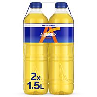 Aquarius bebida isotónica de naranja 2 x 1,5 l