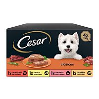 Cesar perro varios sabores 4 x 150 g