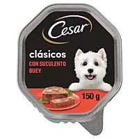 César perro tarrina buey 150 g