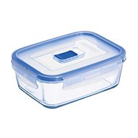 Luminarc tupper hermético vidrio rectangular pure box 16 x 7 cm