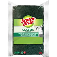 Scotch-Brite estropajo fibra verde con esponja ud