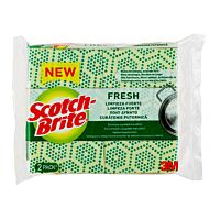 Scotch-Brite estropajo fibra verde gigante 2 ud + 1 ud gratis