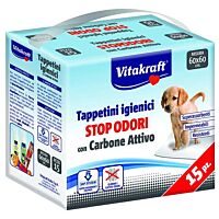 Vitakraft cachorros empapador con carbón activo 15 ud