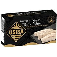 Usisa filetes de caballa de Andalucía en aceite de oliva 84 g