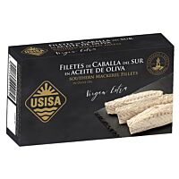 Usisa filetes de caballa del sur en aceite de oliva virgen extra 80 g