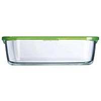 Luminarc recipiente rectangular con tapa keep'n box 122 cl