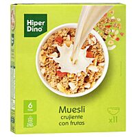 HiperDino muesli crujiente con frutas 500 g