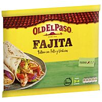 Old El Paso relleno para fajitas de pollo y verdura 300 g