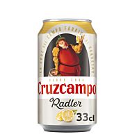 Cruzcampo Radler cerveza con zumo de limón 33 cl