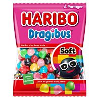 Haribo golosinas grajeas dragibus soft 200 g