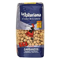 La Asturiana garbanzos 2 siluetas 500 g