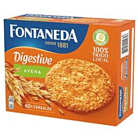 Fontaneda digestive galletas con copos de avena 550 g