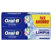 Oral B pasta dental complete protege y limpia 2 x 75 ml ORAL-B