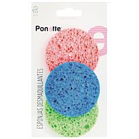 Ponette esponjas desmaquillante 3 ud