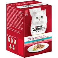 Purina gourmet gato mon petit selección pescado 6 x 50 g