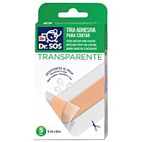 Dr. SOS bandas transparentes 10 x 6 cm 5 ud