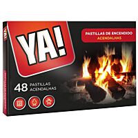 Ya! Pastillas enciende fuegos 48 ud