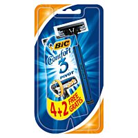 Bic maquinillas confort 3 pivot green 4 + 2 ud