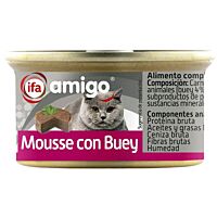Ifa Amigo gato mousse buey 85 g