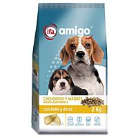Ifa Amigo perro cachorro y madre pollo y arroz 2 kg