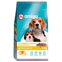 Ifa Amigo perro cachorros y madres monocomponente pollo y arroz 4 kg