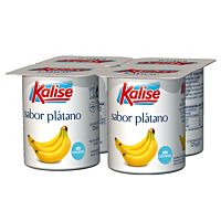 Kalise sabor plátano 4 x 125 g
